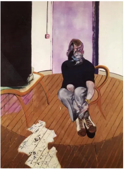Fig. 03. Francis Bacon. Auto-retrato. Óleo sobre tela, 198 x 147,5 cm, 1973. 