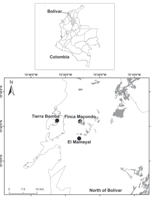 Figure 1.  Distribution map of Pulmoniscus turbanaensis n. sp. Dark grey areas = Tropical Dry Forest.