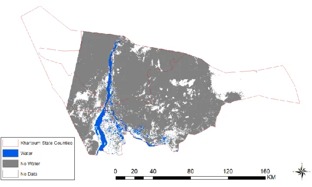 Figure 5: Maximum Flood Extent Map for 1988 