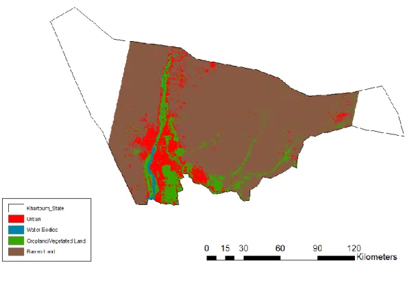 Figure 7: Khartoum State LCLU Map 