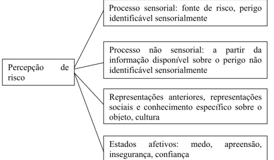 FIGURA 2 - Conceitos relacionados à percepção de risco 