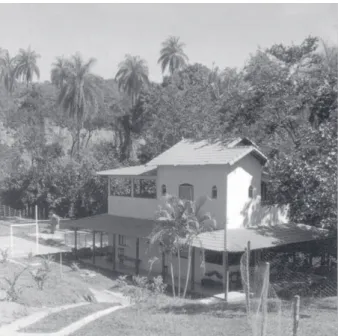 Fig. 1: the private holiday resort with the swimming pool, where infection took place.