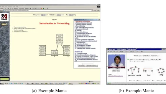 Figura 2.2: Captura de Tela do Sistema MANIC - University of Massachusetts.