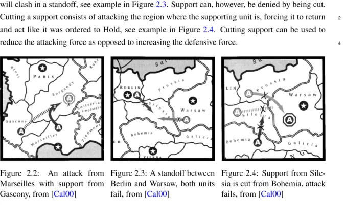 Figure 2.2: An attack from Marseilles with support from Gascony, from [Cal00]