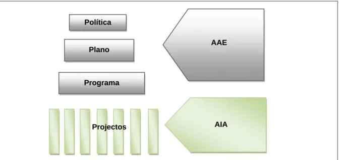Figura 5 – Hierarquia da AAE e AIA (Adaptado de OCDE, 2007) 