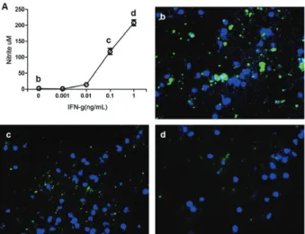 Fig. 1: production of nitric oxide by macrophages correlates with the  intracellular  killing  of  Trypanosoma  cruzi