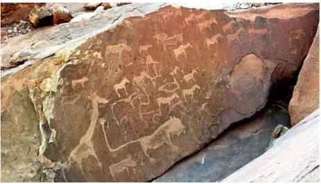Figure 2.4. Petroglyph sketch example. Sketches have been used since prehis- prehis-toric times to represent objects.