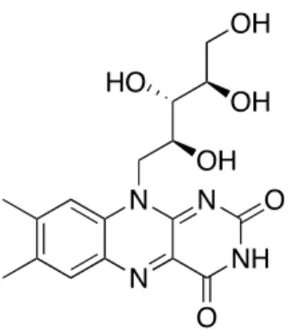 Figura 3: Estrutura da Riboflavina Vitamina B2