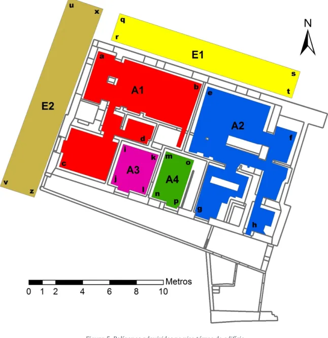 Figura 5: Polígonos adquiridos no piso térreo do edifício.