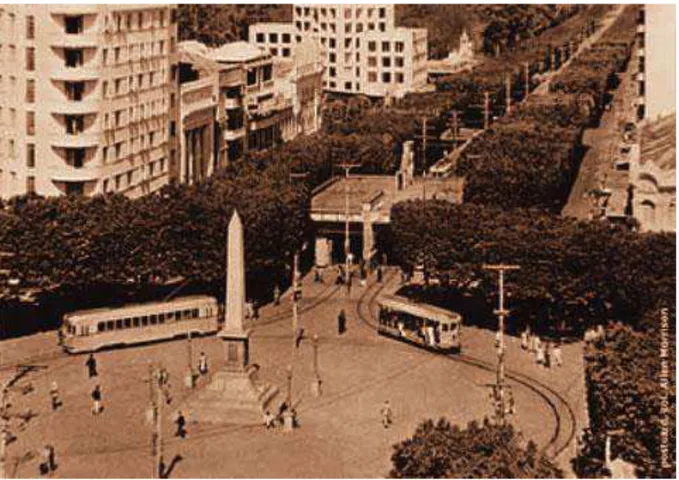 Figura 2: Praça Sete de Setembro, nas primeiras décadas do século XX 