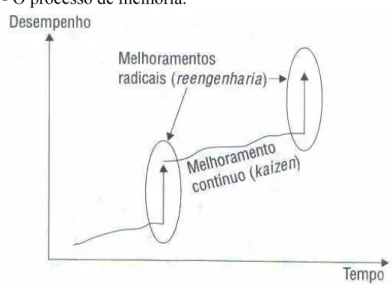 Figura 1 - O processo de melhoria. 