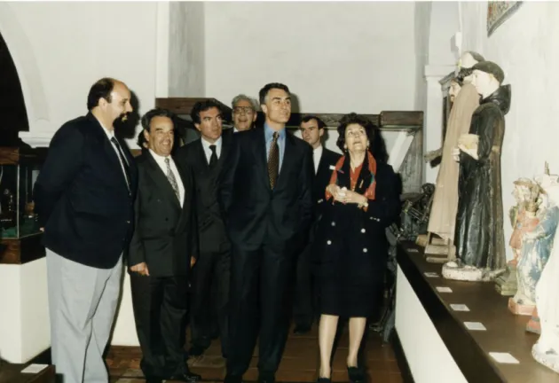 FOTO 5 – Visita oficial do Dr. Aníbal Cavaco Silva ao Museu Municipal de Marvão 