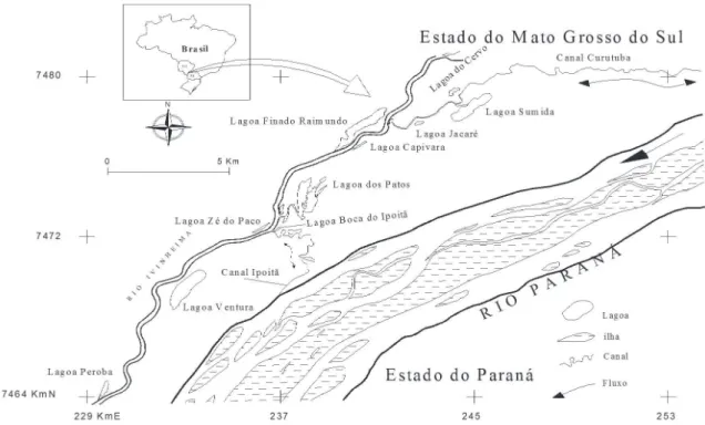 Fig. 1. Localization of the study area and the sampling sites.