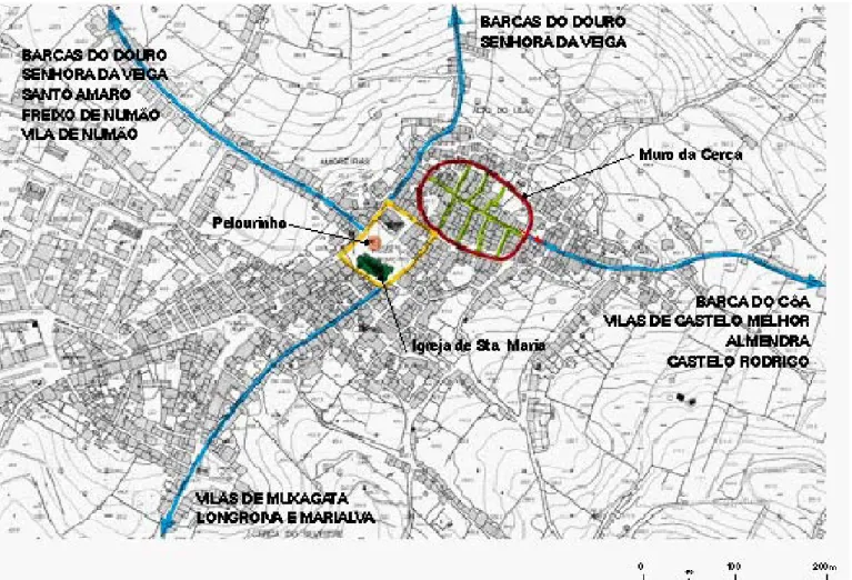 Fig. 10 – Vila Nova de Foz Côa - planta interpretada