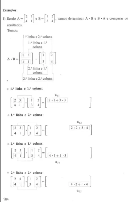 Figura 5 – Abordagem sobre matrizes – Fonte: GENTIL, 1998, p.164   