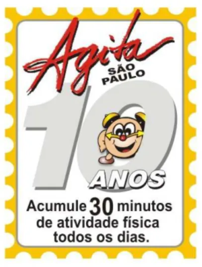 Figura 5 - Logomarca - Agita SP.                                             Figura 6 – Agita SP  - 10 anos