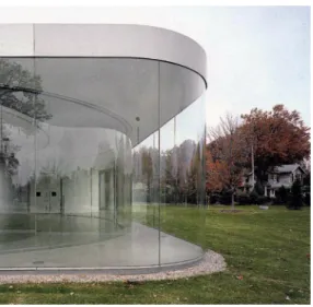 Figure 10. SANAA: Kazuyo Sejima+Rryue Nishizawa. Glass Pavillion, Toledo Museum of Art (2001- (2001-06), Ohio.