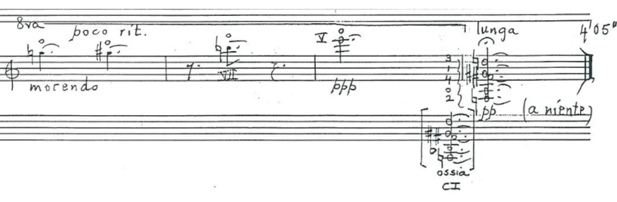Figura 51: Versão manuscrita da Sonata (III andamento / compassos 159 a 161) 