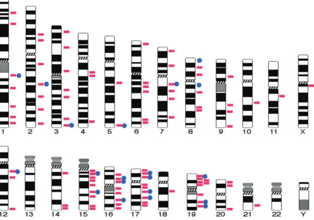 Figure 3 - New microdeletion and microduplication syndromes discovered over the last three to five years