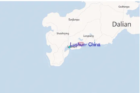 Ilustração 8 – Mapa que explica a localização de Lushun. 36