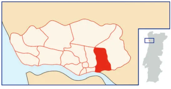 Figura n.º 1  ±  Localização da freguesia do Bonfim 