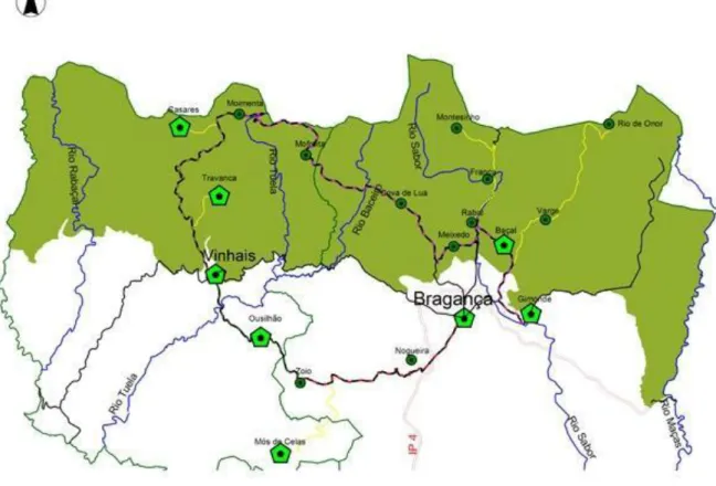 Figura 8: Localização do Parque Natural de Montesinho [16] 