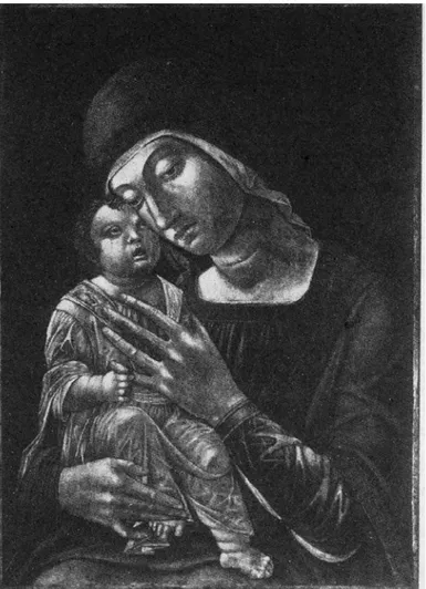Figura 2: Virgem e Criança, têmpera sobre tela 48,5 x 34,6cm, de Andréa  Mantegna (c. 1430-1506), com imagem do menino Jesus com  traços semelhantes às pessoas com SD