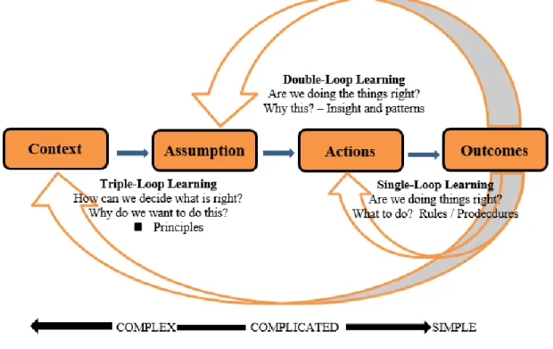Figure 6: Single, Double, and Triple-Loop Learning 