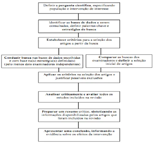 Figura 2 - Descrição geral do processo de revisão sistemática da literatura 