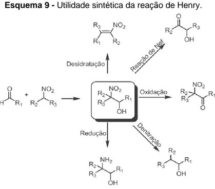 Figura 9 - Exemplos de fármacos a partir de intermediários  β -nitroalcóolicos. 