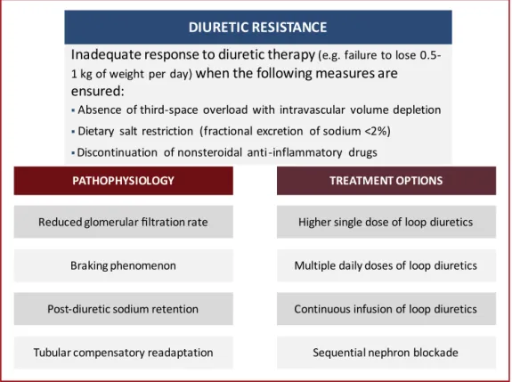 Figure 1 Pathophysiology-based approach to diuretic resistance.