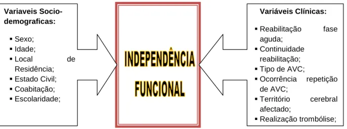 Figura 1 – Modelo conceptual representativo da articulação das variáveis estudadas  