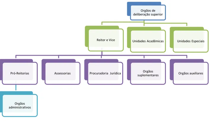 Figura 1: Organograma básico da UFMG 