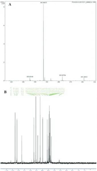 Figure 5 - Thin-layer chromatogram of the hydrolysis products of purified Aga21 reaction NA2, neoagarobiose; NA4, neoagarotetraose; NA8, neoagarooctaose; NA10, neoagarodecaose.