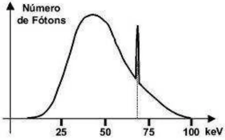 Figura 3. Espectro da Radiação X . 