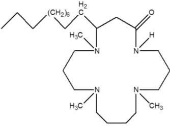 Figure 1 - Structure of budmunchiamine-A.