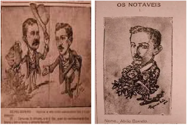 Fig. 1: Caricatura de Delfim Moreira – Revista  Novo Horizonte, 7 setembro de 1910.  