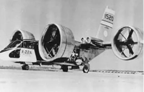 Figura 2.7 – Primeiro voo da aeronave Bell X-22, 1966 [31].