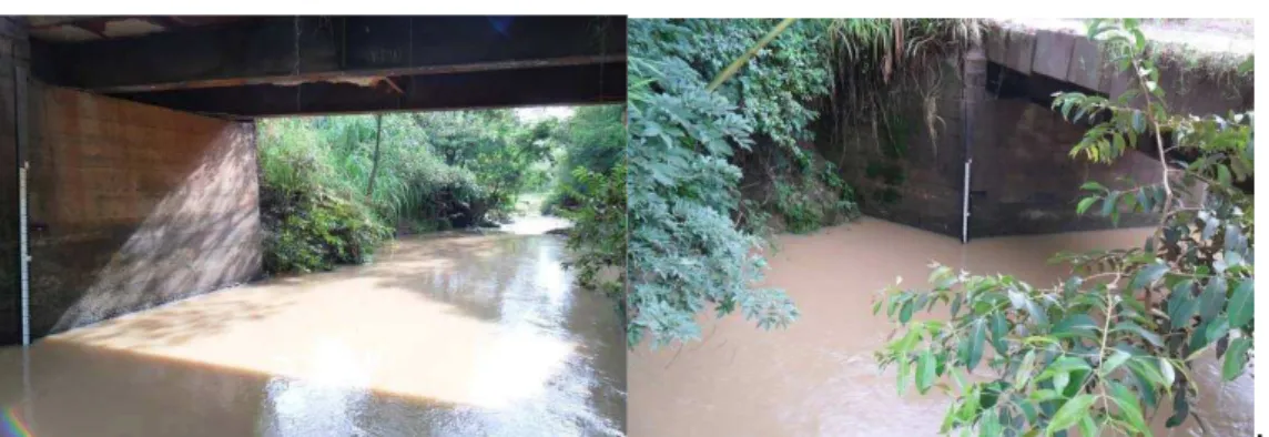 Figura 7 – Ponto de amostragem de águas pluviais na bacia do Ribeirão  Jactuinga