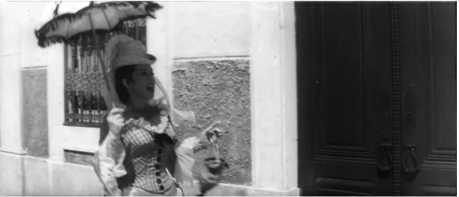 Fig. 5. Maria Domingas como Leopoldina no filme de António Lopes Ribeiro (1959) 