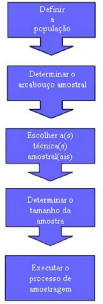Figura 2 Processo de planejamento amostral