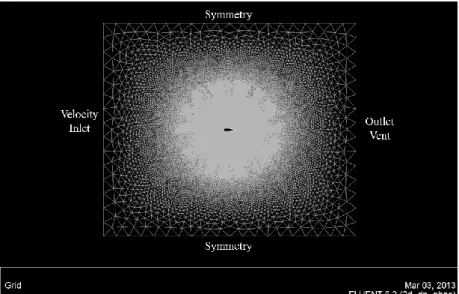 Figura 2.14 - Malha do túnel de vento. 
