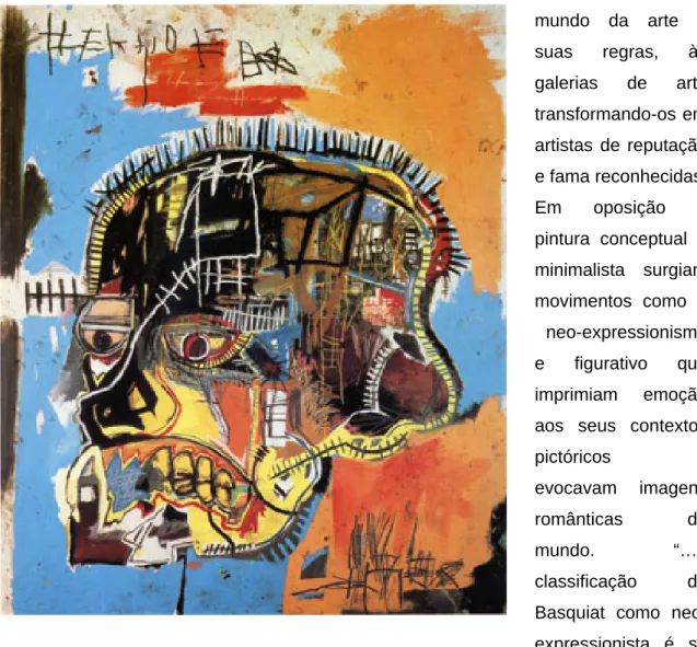 Figura 7: Basquiat; Sem Título (Caveira), 1981 
