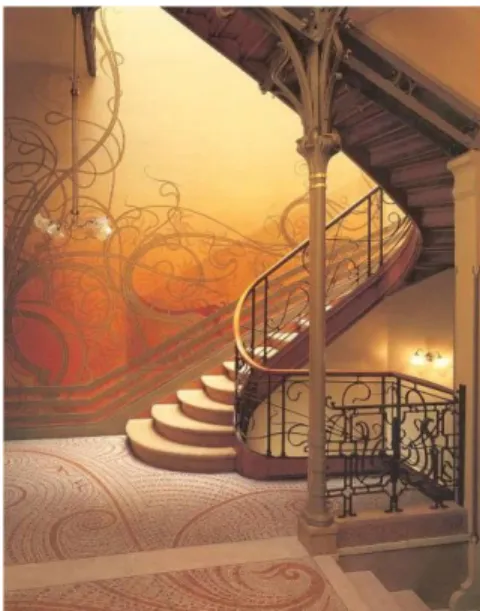 Fig. 1 - Escadaria da Casa Tassel, Bélgica  [Victorian Era, 2009]