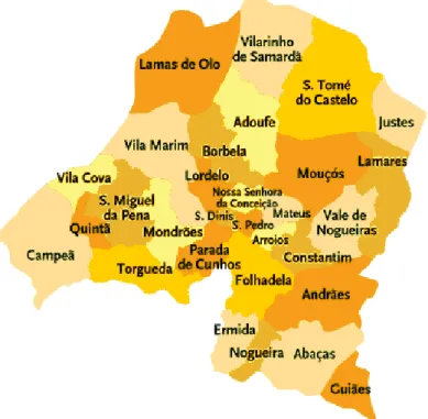 Figura 2 - Distrito de Vila Real