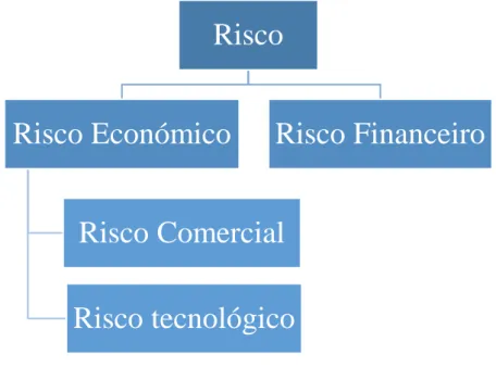 Figura 3.1 – Elaboração própria com base na visão de risco de Caldeira Menezes (2003) 