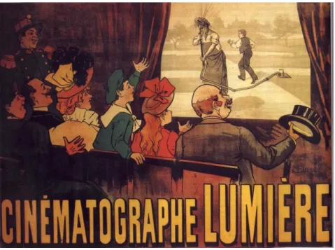 Figura 1 -  Cartaz promocional ao Cinema Lumière (1895) 1