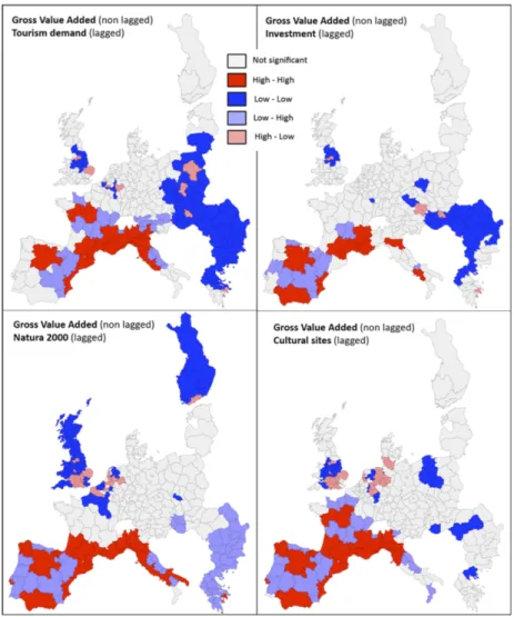 Figure 3: Local Indicators of Spatial Autocorrelation – Bivariate Analysis
