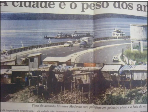 Figura 7 Imagem da Avenida “Manaus Moderna”, publicada no jornal “A Crítica”. 