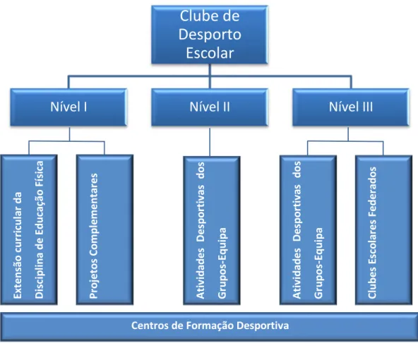 Figura 4 -  Níveis de desenvolvimento da oferta desportiva do CDE